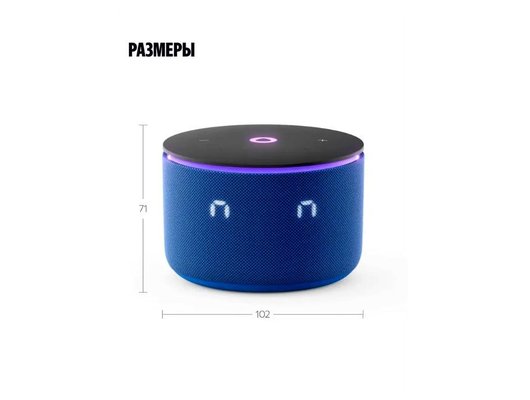 Умная колонка ЯНДЕКС СТАНЦИЯ МИНИ 3 ПРО (ZIGBEE) СИНИЙ (YNDX-00059BLU)